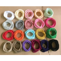 500 pcs/lot, New Solid Color Nylon Elastic Headbands Super Soft Stretchy Nylon Headbands, one size fits most