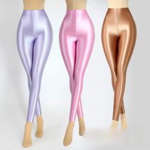 XCKNY glossiness Series Leggings Silk High Waist Yoga Sports Pants high elastic workout leggings  glossy Pants