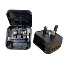 EU 2pin To UK 3pin Plug Adapter With 3A/5A/13A Fuse UK British Electrical Travel Adapter Converter Socket AC Power Cord Outlet