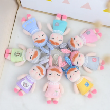 Metoo Doll Stuffed Toys Plush Animals Soft Baby Kids Toys for Girls Boys Kawaii Mini Angela Rabbit Pendant Keychain
