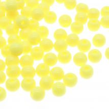 CHONGAI 200Pcs 6mm Yellow Color Acrylic Round Ball Spacer Beads For Jewelry Making DIY Jewelry Accessories For Handicrafts