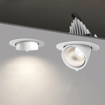 9W/16W/25W LED Spotlight Elephant Trunk Ceiling Lamp Iron Adjustable 360° Indoor Living Room Bar Kitchen Downlight Embedded COB