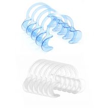 10Pcs Dental Mouth Opener C Shape Plastic Lip Cheek Retractors Intraoral Cheek Lip Opener Orthodontic Dentistry Tool