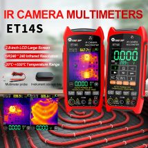 ET14S Telecamera IR Multimetro ISR 240x240 Termocamera 19999 Conteggi 18650 Batteria Amperometro Voltmetro Riscaldamento Strumenti per elettricisti