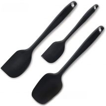 WALFOS Set Of 3 Heat Resistant Silicone Cooking Tools Kitchen Utensils Baking Pastry Tools Spatula Spoon Cake Spatulas Cook Set