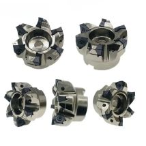 MFWN 90 degree MFWN90050R-MFWN90100R double-sided hexagonal plane heavy cutting milling cutter disk with WNMU08 milling blade