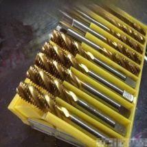 YAMAWA plating titanium screw machine tap HSS-E screw tap M2 M2.5 M3  M3.5  M4, M5 M6 M8 M10 M12