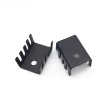 10PCS black 15*10*20MM Triode Heat Sink 10*15*20MM TO-220 TO220 Transistor Aluminum Radiator Heat Sink Cooler Cooling 20*15*10MM