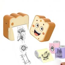 Mini Printer, Inkless Sticker Maker, Portable Thermal Printer for Notes, Memo, Photo, Study, Label