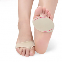 Tcare 1Pair Gel Pad Metatarsal Sleeves Metatarsal Pads for Forefoot Pain - Metatarsalgia, Morton's Neuroma, Plantar Warts Corns