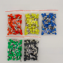E10-12 Tube insulating Insulated terminals 10MM2 Cable Wire Connector 100PCS/Pack Insulating Crimp Terminal Connector E-