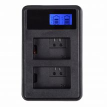 For Sony NP-FW50 NP FW50 NPFW50 LCD Dual Charger for Sony Alpha a6000 a6300 NEX-7 SLT-A37 DSC-RX10 DSC-RX10 7SM2 ILCE-7R 7S QX1