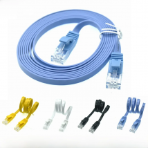 20cm 50cm 1m 3ft kurze kabel CAT6 Flach UTP Ethernet Netzwerk Kabel RJ45 Patch LAN kabel schwarz