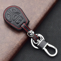 ATOBABI Leather Car Key Cases Keychain For Nissan Juke Cube NP300 Tiida Micra Note NV200 Sentra Sunny Remote Control Fobs Cover