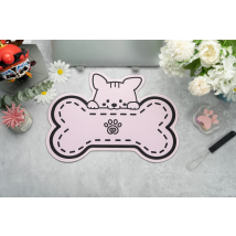 Chilkey Paw 65 Deskmat, Cute Mouse Pad Gamer Office Desk Mat, Small Kawaii Computer Deskmat Mousepad for PC Keyboard