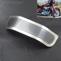 Motorcycle Front Fender Trim Skirt Protector Cover Aluminum For Harley Touring Electra Road Glide Road King FLHR FLHTK 2014-2025