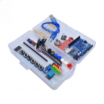 Starter Kit for Arduino Uno R3 Breadboard Basic simple learning kit, sound/water level/humidity/distance detection, LED control