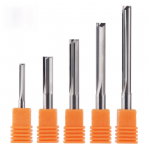 Dreanique 1pc 3.175 4 6 8mm Shank 2 Flute Carbide End Mill Milling Tools Engraving Bit Straight Slot Milling Cutter