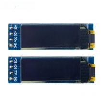 DIYUSER 0.91 Inch OLED Module 0.91" White Blue 128X32 LCD LED Display 0.91" IIC Communicate for Arduino