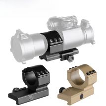 30mm Tactical L Offset  Cantilever Scope Mount Ring Aluminum Heavy Duty Fit 20mm Picatinny  Rail Hunting