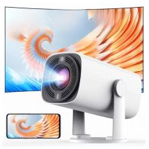 K2N Mini Projector 4K Supported Portable with 270° Rotatable Auto Keystone Native 1080P 22000 Lumens Home Cinema proK2N Mini Pro