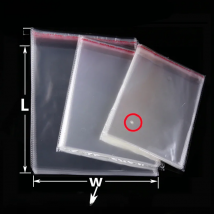 Transparent Self-adhesive OPP Poly Plastic Envelope Packaging Bags Self Sealing Resealable Clear Cellophane Bag Plastic Baggie