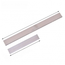 2Pcs 4"/8" 10cm 20cm Blade Tissue Cutters Handicraft Lovers Stainless Steel Clay Cutter Blades DIY Polymer Clay Cutting Tools