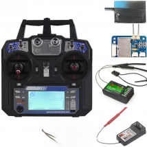 FlySky FS-i6 2.4G 6CH AFHDS RC Transmitter With FS-iA6 FS-iA6B Receiver for Airplane Heli UAV Multicopter Drone
