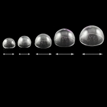 10pcs/lot 8/10/12/15mm/16mm/18mm/20mm/25mm/30mm Hemisphere glass dome diy clear half round glass globe bubble glass vial pendant