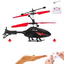 Crash Resistant Remote Control Aircraft Induction Helicopter Dual-mode Suspended Drone Toy with Lighting