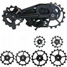 10T/11T/12T/13T/14T/15T/16T/17T MTB Road Bike Ceramic Pulley Rear Derailleur Guide Cycle Bearing Jockey Wheel 4/5/6mm Roller