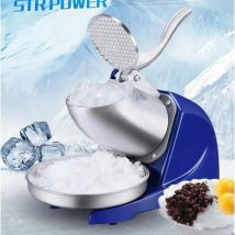 Ice Shaver Crusher Efficient Electric Snow Cone Machine for Restaurant Bar Club Sharp Blades 380W