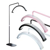 Fosoto FT-Y9 Lampada fotografica Luce video a LED Luce di riempimento a mezzaluna Luce per ciglia con strass per trucco per tatuaggi ciglia di bellezza