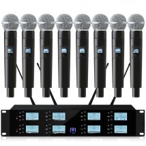 Professional UHF Wireless Microphone Headset Handheld Collar Gooseneck for Stage Speaker Wedding Conference Church Outdoor