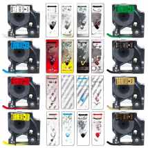 1Pcs 45013 Compatible dymo D1 Tape 45010 45013 40910 40913 43613 43610 Label Tape for Dymo Label manager LM 160 280 Label Maker