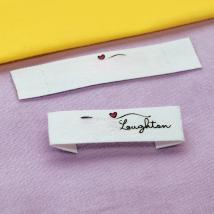 Custom Sewing labels / Brand labels, Custom Clothing Tags, Cotton Ribbon label,  Handmade label (FR003)