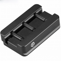 FANAUE Picatinny Arca-Swiss Compatible Rail Plate with Anti-slip Slot, CNC Machined Aluminum,Tripod Dovetail Adapter Mount
