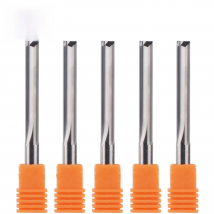 5PCS/Lot 3.175mm 4mm 6mm 8mm Shank 2 Flute carbide Carbide End Mill CNC Router Bit Engraving Bit Straight Slot Milling Cutter