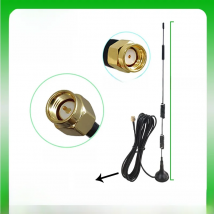 Eoth 1 2pcs 4G LTE Antenna 15dbi SMA Male female Connector Aerial 698-960/1700-2700Mhz IOT magnetic base 3M Clear Sucker Antena