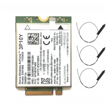 WDXUN dw5811e  EM7455 LTE 4G NGFF Module DW5811E 3P10Y 300 M para E7270 E7470 E7370 E5570 Sem Fio FDD/TDD LTE Gobi6000 + ANTEN