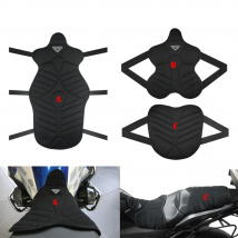3D Air Pad Motorcycle Seat Cushion Cover Universal Shockproof Breathable For Electric Street Bike Scooter F800GS Versys 650 MT09