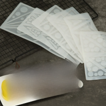 Chocolate Mold Hollow Out Triangle Shape Silicone Mould Sugarcraft Cake Decorating Tool For DIY Dessert Decoration Garnish