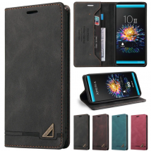Wallet Magnetic Anti-theft Brush Leather Case For Sony Xperia 1/10 VII 1/10 VI 1/5/10 V 1/5/10 IV 1/5/10 III 1/10 II XZ3 ACE III