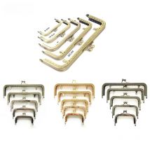 8.5-18.5cm Metal Purse Frame Handle for Clutch Bag Handbag Accessories Making Kiss Clasp Lock 4 Colors