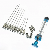Fat Inflitration Cannula Fat Transfer Cannula Aspiration Cannula Metal Cap Syringe  Cosmetology Micro Cannula liposuction tool