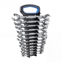 12Pcs Flare Nut Wrench Set of Keys Oil Pipe Wrench Spanner with Plastic Rack
