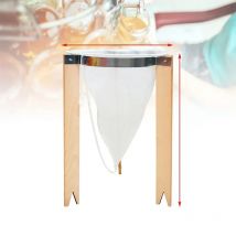 Pail Honey Filter Stand with Cone-Shape Honey Screener Conical Filter Beekeeping Honey Processing Strainer Bee Hive Tools