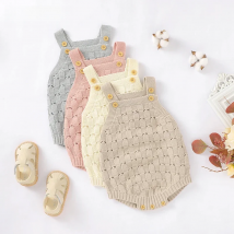 Baby Bodysuits Clothes Fashion Solid Knitted Newborn Bebes Body Suits Tops for Infant Boys Girls Jumpsuits Outfit One Piece Wear