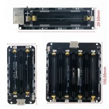 Two Voltage 18650 Lithium Battery Shield V8 Mobile Power Expansion Board Module 5V/3A 3V/1A Micro USB For Arduino ESP32 ESP8266