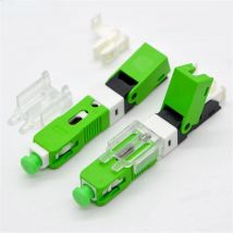 ESC250D Field Mountable Optical Fiber Quick Connector FTTH SC APC Fast Connector Single Mode Low Insertion Loss ≤ 0.3dB